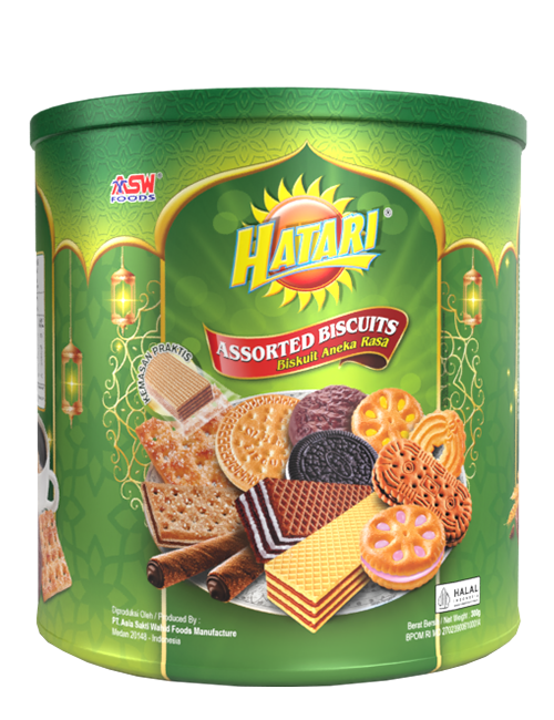 Hatari Assorted Biscuit (Bulat)